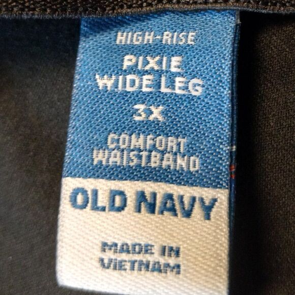 Old Navy High-Rise Pixie Wide Leg Women's 3X Comfort Waistband - Picture 2 of 10